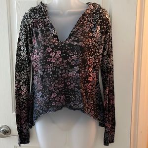 HARD TAIL XS Pull-over semi-sheer hoodie